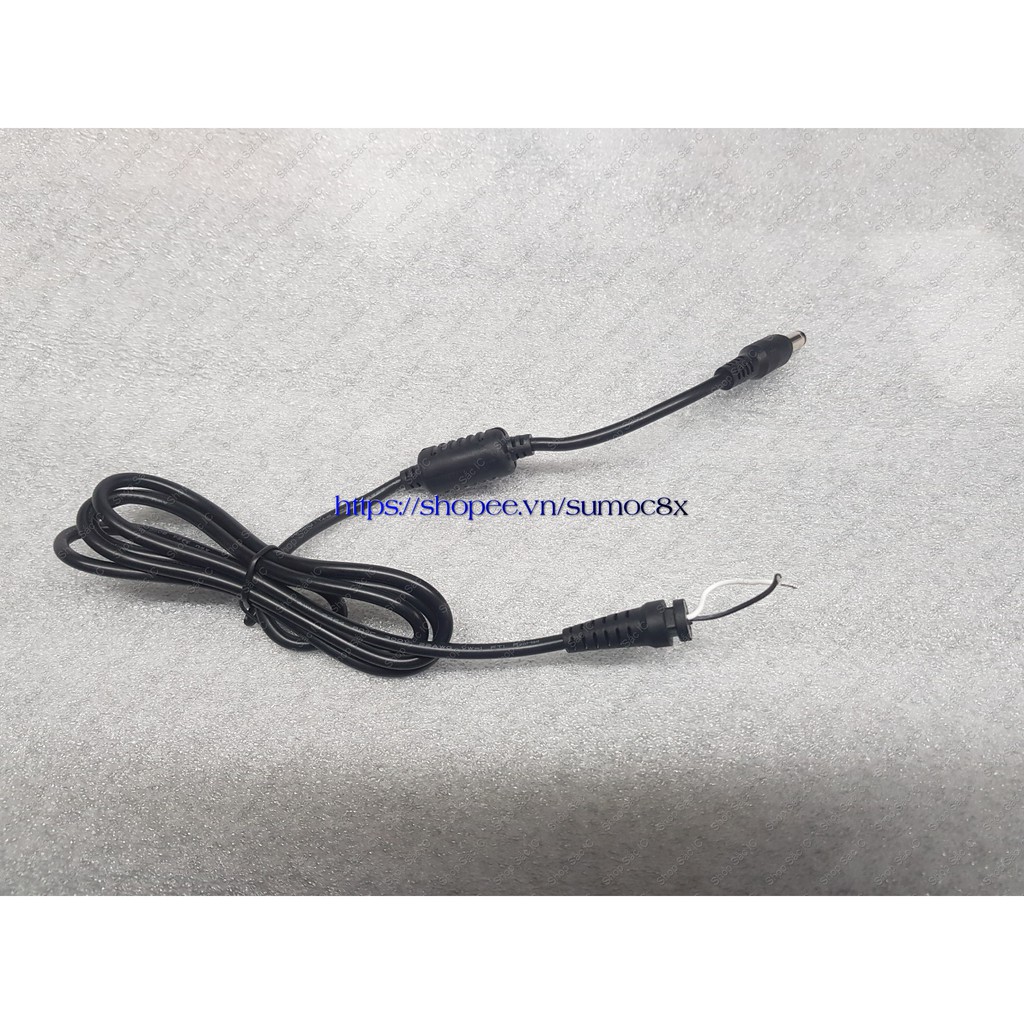 Dây sạc 5.5x2.5mm dùng cho ASUS LENOVO TOSHIBA nối máy cấp dòng - chất lượng tốt có cuộn khử từ