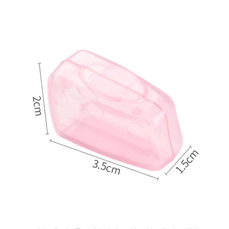 Bộ 5 Hộp Đựng Bàn Chải Đánh Răng / Vỏ Bọc Đầu Bàn Chải Đánh Răng Thoáng Khí Chống Bụi