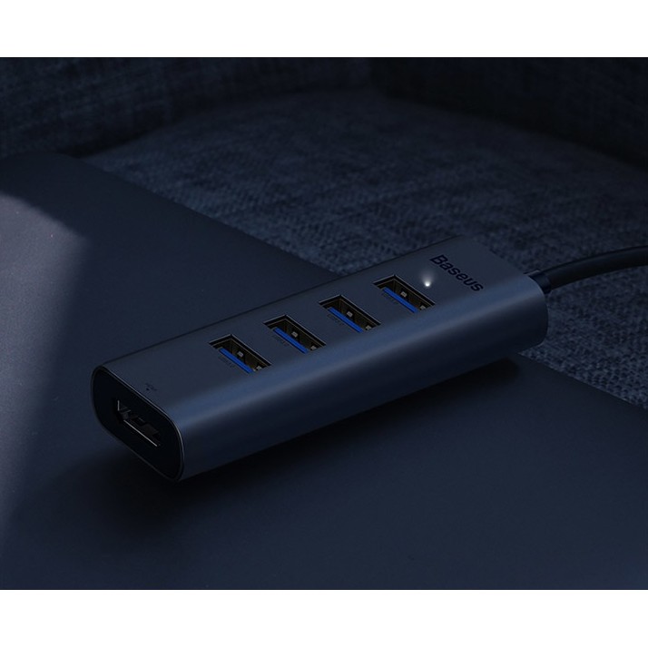 Bộ HUB chuyển đổi Type-C đa năng #XIAOMI Best HUB Converter Type-C To USB3.0*3+RJ45 Network Port-B