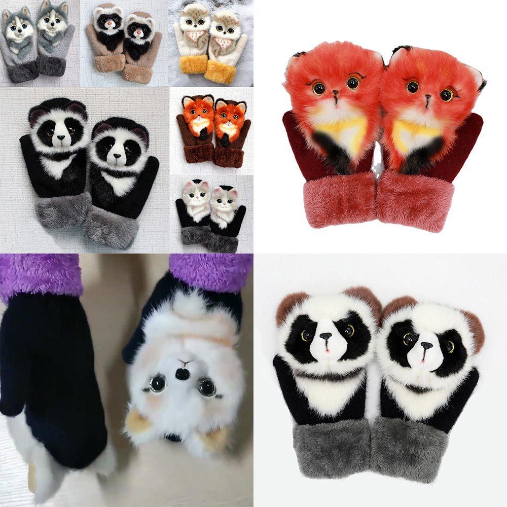 Găng Tay Lông Giữ Ấm Mùa Đông Dễ Thương LAYOR1