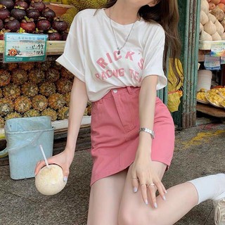 SET ÁO THUN KÈM CHÂN VÁY (KÈM VIDEO HÌNH THẬT)