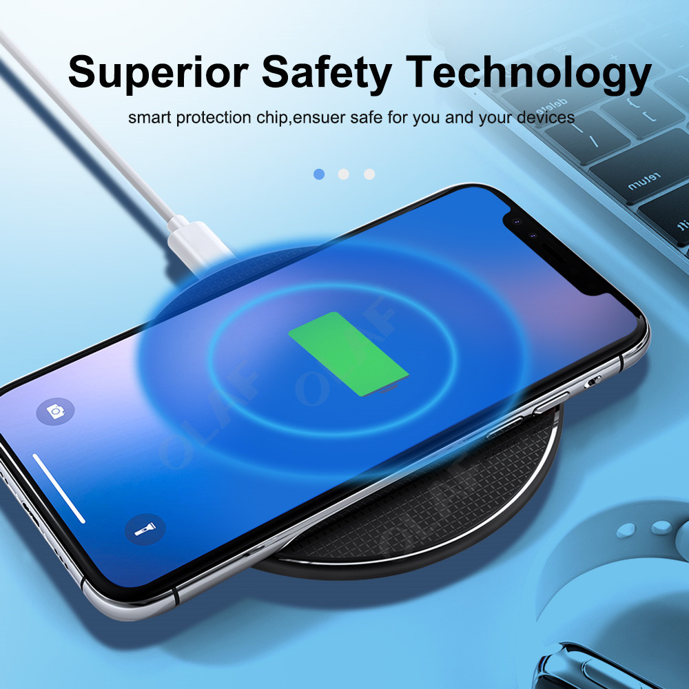 Twitch 10W Qi Wireless Charger Universal 3.0 Fast Charging Pad For General Mobile Phone