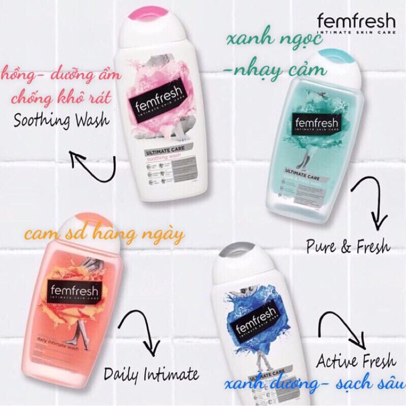 [Bill Authentic] Dung dịch vệ sinh phụ nữ dịu nhẹ Femfresh