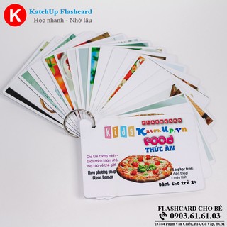 Flashcard tiếng Anh cho bé KatchUp - Thức ăn