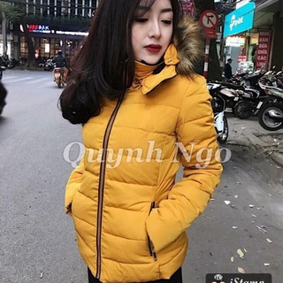 [XẢ KHO] ÁO PHAO ZARA VÀNG DƯ XỊN HÀNG CÓ SẴN