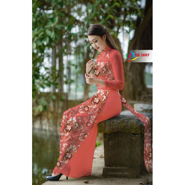Vải áo dài bộ áo dài nữ