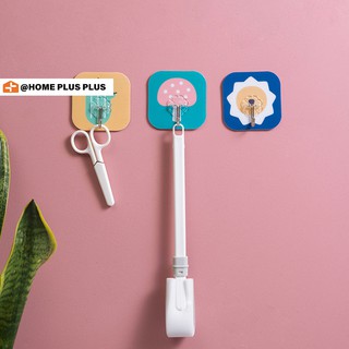 Móc treo tường họa tiết hoạt hình chống trơn trượt đáng yêu tiện dụng