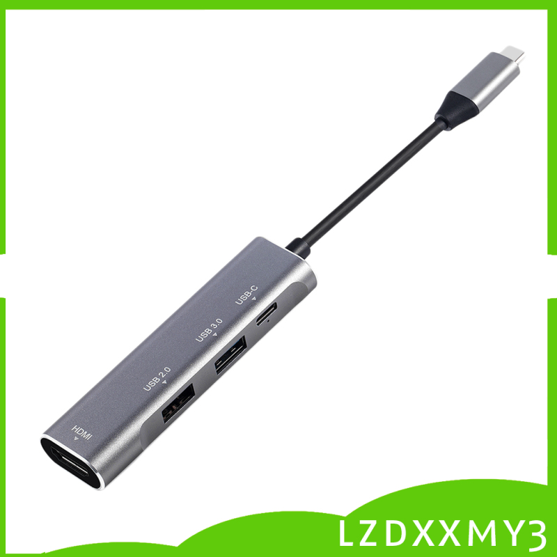 HOT Aluminum USB C Hub Type C to 4K HDMI USB 3.0 2.0 PD Port for MacBook Pro | BigBuy360 - bigbuy360.vn