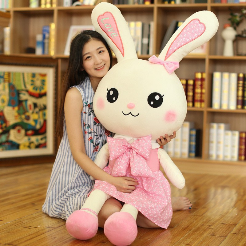 Gấu Bông Thỏ Bông Cute Size 80cm - Quà Tặng Quà Sinh Nhật Ý Nghĩa