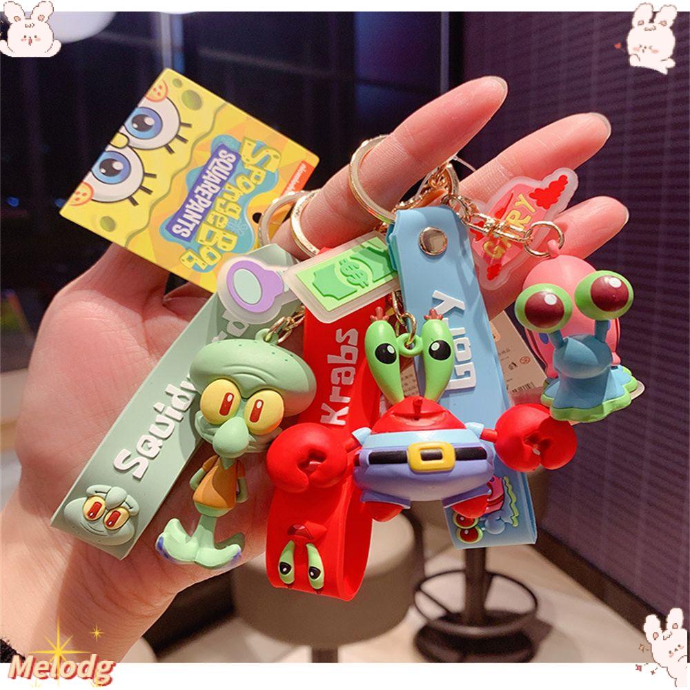 Móc Chìa Khóa Họa Tiết Hoạt Hình Spongebob Vui Nhộn
