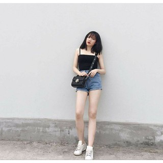 ÁO 2 DÂY SỢI LỤA MẢNH, ÁO QUÂY chất đẹp