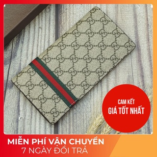 Ví Cầm Tay Nam Nữ GC , Ví Dài Gấp GC Sọc
