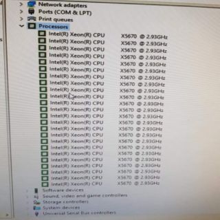 Thùng server x5670 12cores/24 luồng để render