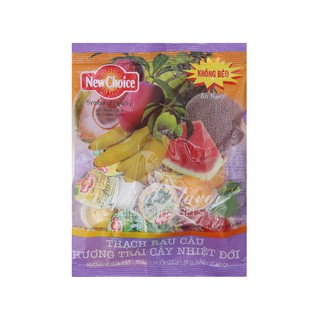 Thạch rau câu hương trái cây nhiệt đới New Choice gói 300g