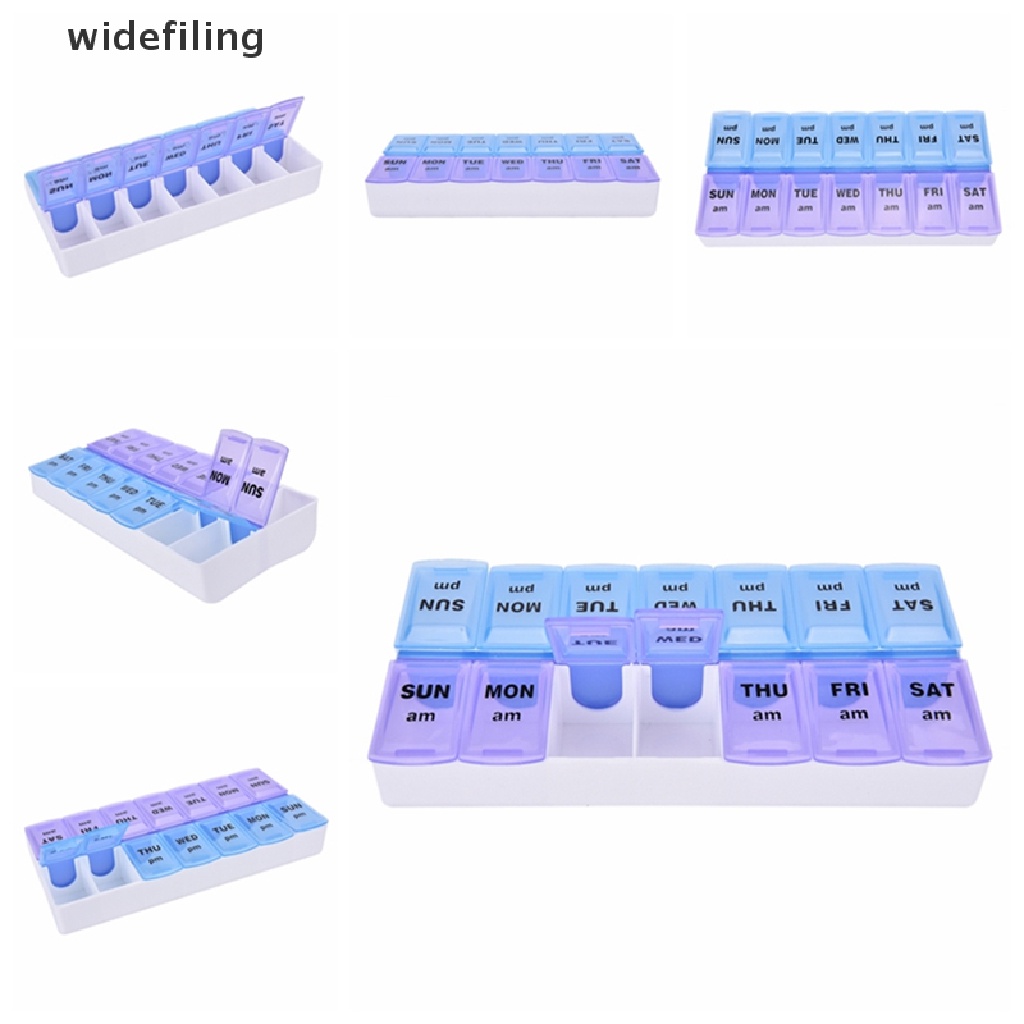Hộp Đựng Thuốc 7 Ngày Trong Tuần Mang Đi Tiện Dụng