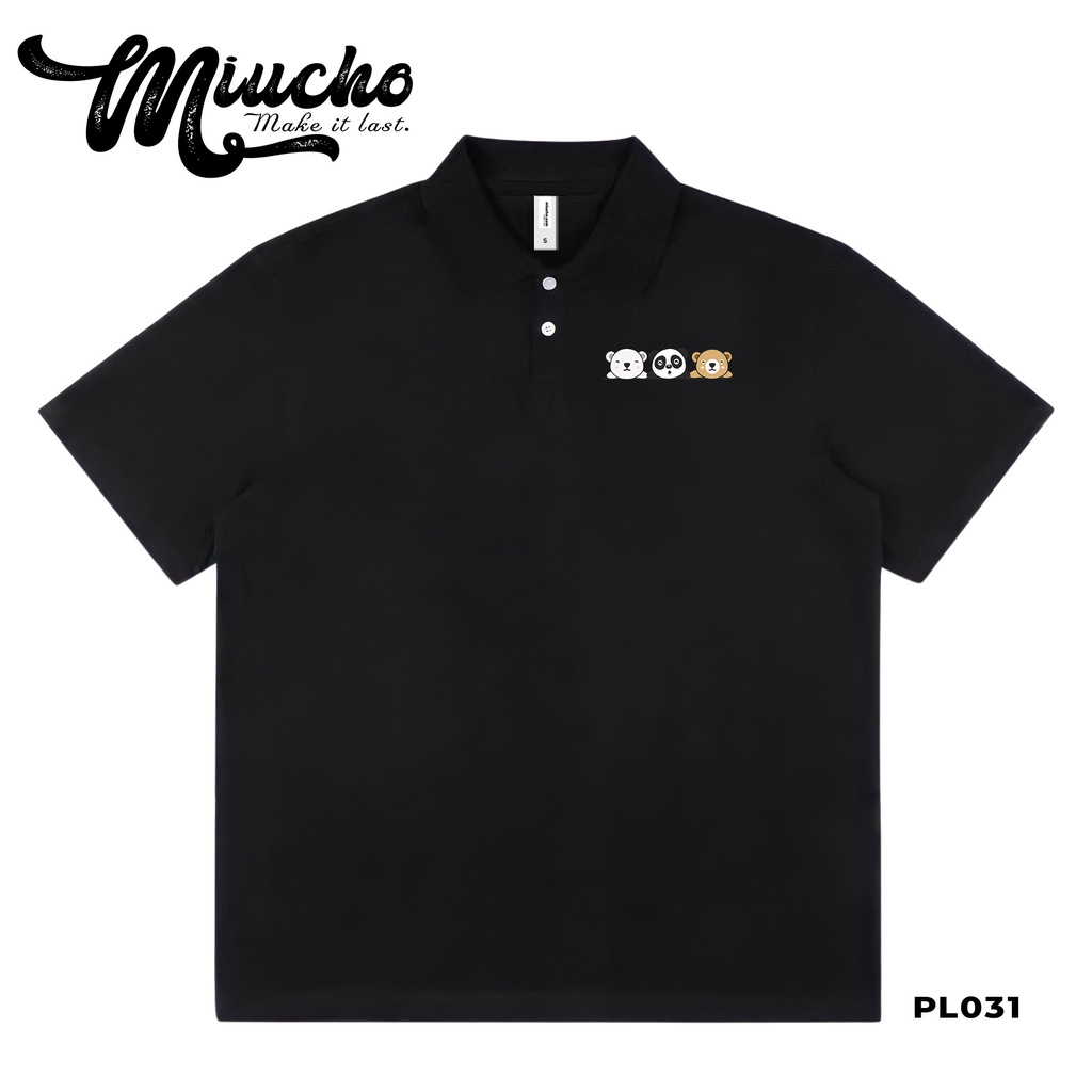 Áo polo nữ form rộng, áo thun polo nữ có cổ đẹp chất cotton form unisex PL031 Miucho in hình họa tiết
