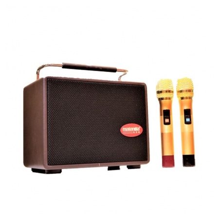 Loa karaoke mini Malanda S6-1, Loa xách tay công suất lớn âm thanh cực hay + Tặng 2 micro UHF kim loại