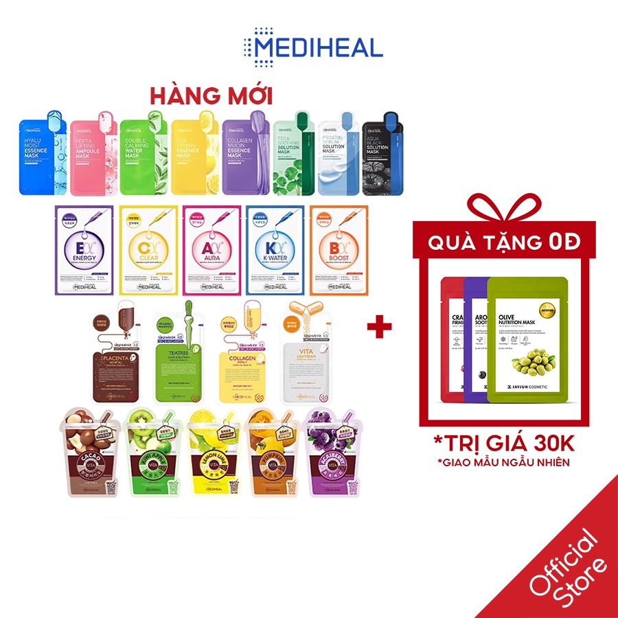 [Mã COSDEP -8% ĐH250k]Mặt Nạ Mediheal Tổng Hợp Mặt Nạ Bán Chạy 25ml