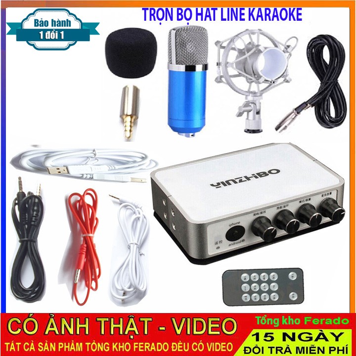 Trọn bộ sound card hát karaoke livestream