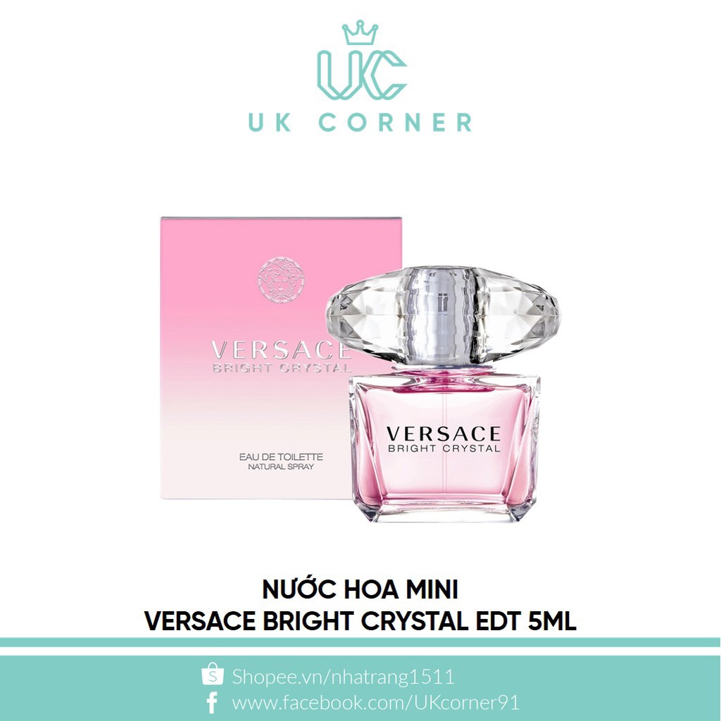 Nước hoa mini Versace Bright Crystal EDT 5ml