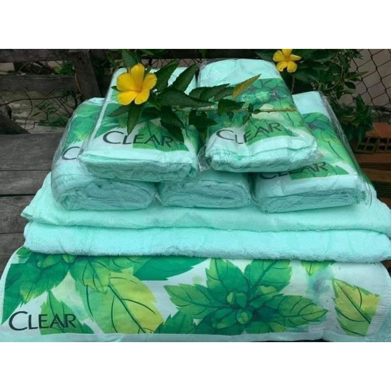 Khăn Tắm Clear siêu thấm 50x100cm, khăn tắm, khăn gội đầu