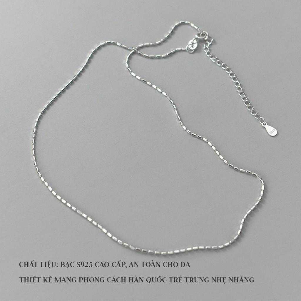 Dây chuyền bạc nữ s925 phong cách Hàn Quốc  - DC2837 - Bảo Ngọc Jewelry