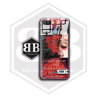 Ốp lưng kính cường lực xiaomi redmi 6 pro / redmi note 6 / redmi 6a / redmi 6 / redmi note 6 pro hoa bỉ ngạn