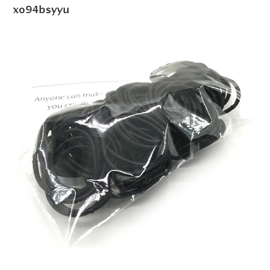Set 100 dây buộc tóc nylon co giãn nhiều màu sắc xinh xắn dành cho bé gái Xo94Bsyu