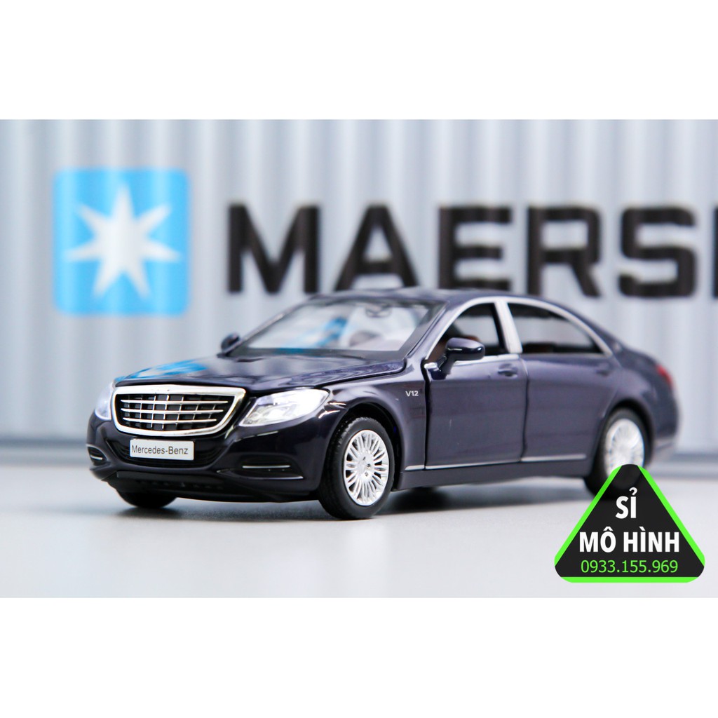 [ Sỉ Mô Hình ] Mô hình xe Mercedes S600 Maybach 1:32