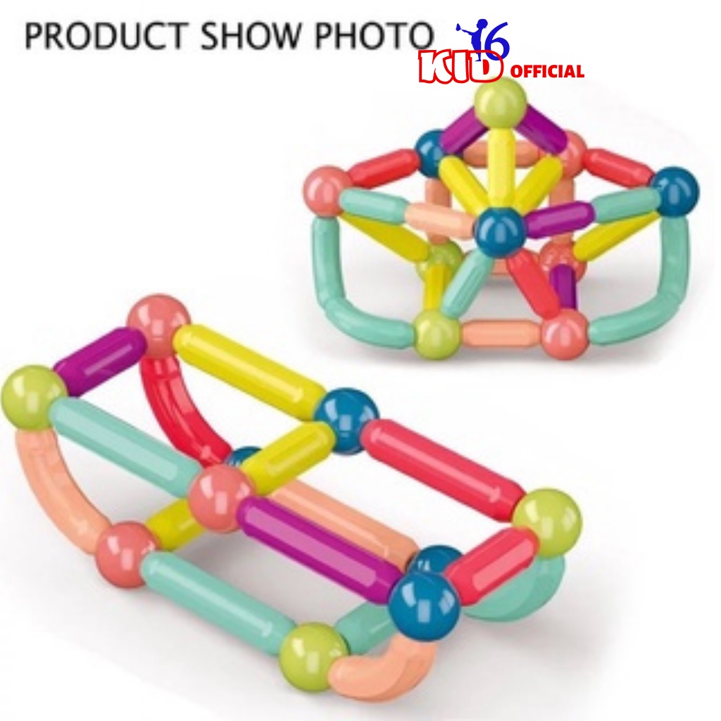 Nam châm xếp hình thông minh 25/36/42/64 chi tiết đồ chơi cho bé - KID6.OFFICIAL