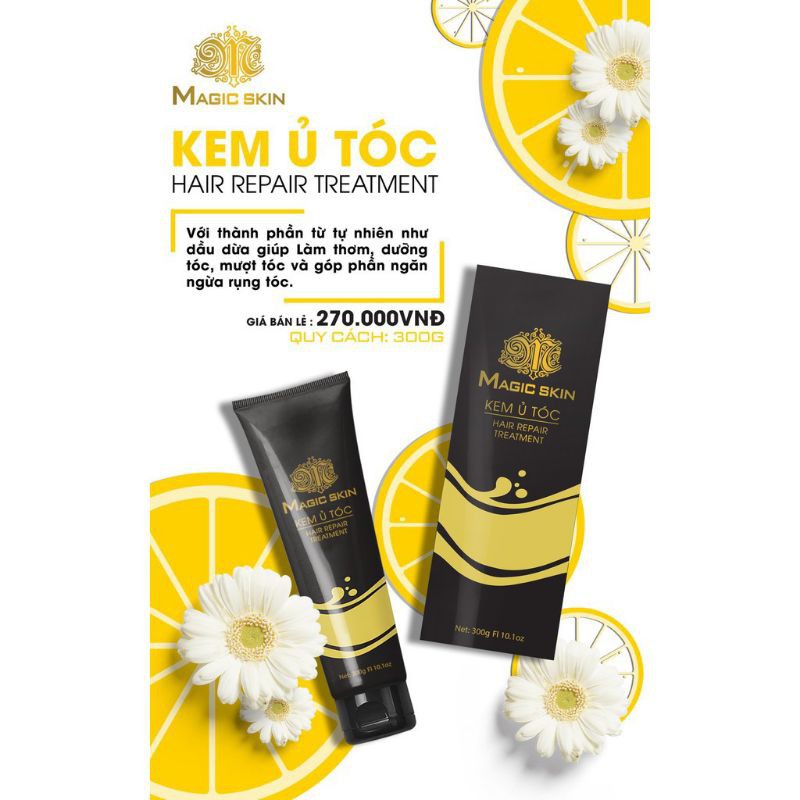 Kem ủ tóc Magic Skin Hair Repair Treatment 300gr