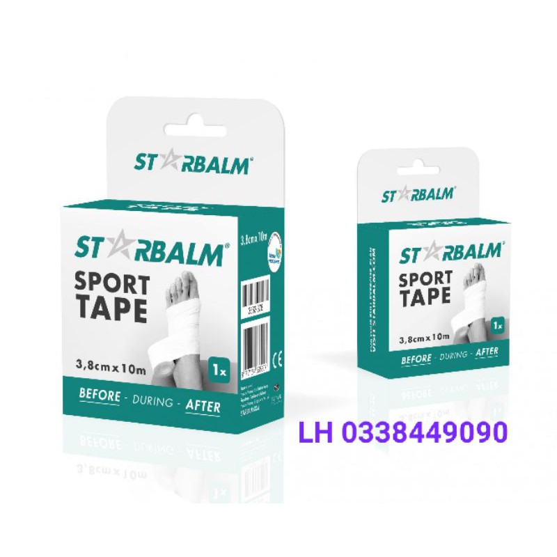 Băng vải thể thao STARBALM SPORTS TAPE  bảo vệ và hỗ trợ khớp