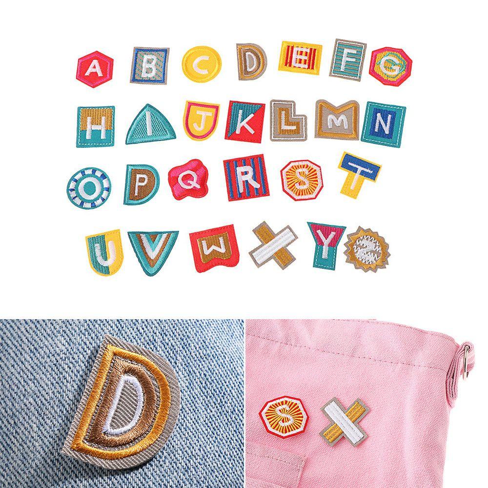 Set 26 Miếng Vá Quần Áo Hình Chữ Cái Alphabet Đẹp Mắt