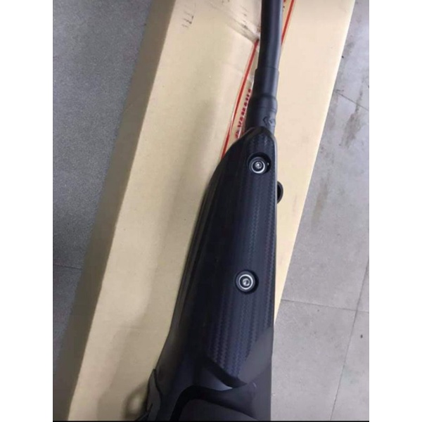 Pô ống xã xe Sirius đời mới màu đen zin yamaha
