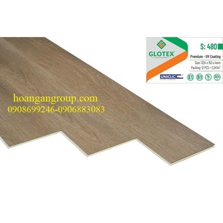 Sàn Nhựa Giả Gỗ Hèm Khóa 4mm Glotex 480 - Sàn Nhựa Giả Gỗ Hèm Khóa Giá Rẻ Uy Tín Tại Đồng Nai