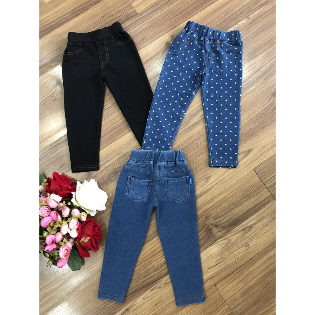Combo  quần jean da cá 1-8T