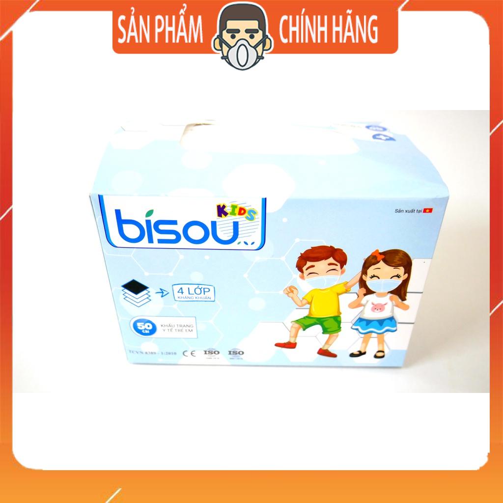 Khẩu trang Bisou cho bé từ 6 tháng đến 10 tuổi