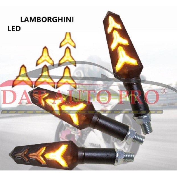 Bộ 2 Đèn Xi Nhan LED Có Tích Hợp DEMI Cao Cấp Dùng Cho Xe Máy.