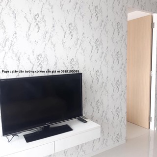 (tặng dụng cụ dán) cuộn 10m giấy dán tường vân đá cẩm thạch