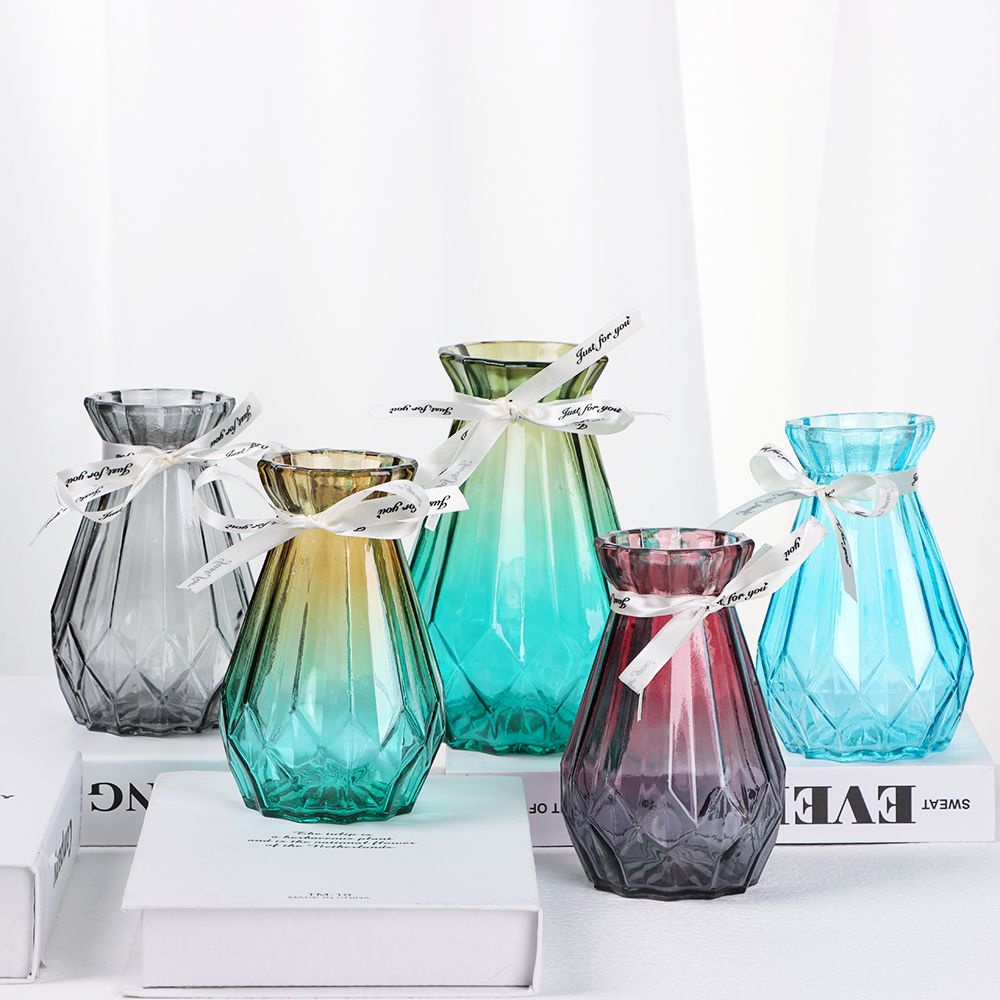 Lọ Hoa Thủy Tinh Trong Suốt Thiết Kế Tối Giản Sáng Tạo Dùng Trang Trí Nhà Cửa|Bình Hoa Khô / Nhiều Màu