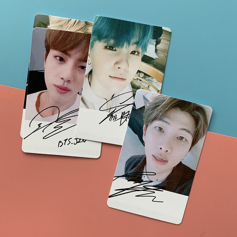 Bộ 7 Thẻ Hình Thành Viên Nhóm Nhạc Bts