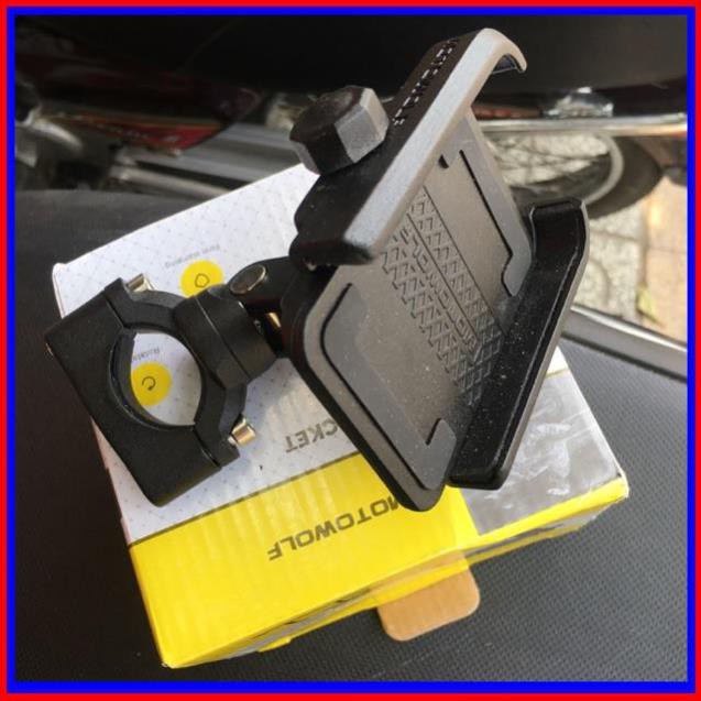 Kẹp điện thoại motowolf gắn gi đông xe | BigBuy360 - bigbuy360.vn