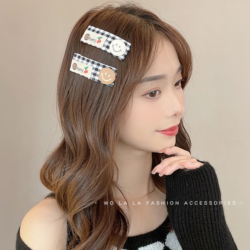 Kẹp Tóc Hình Vuông Họa Tiết Hoạt Hình Dễ Thương Cho Bé