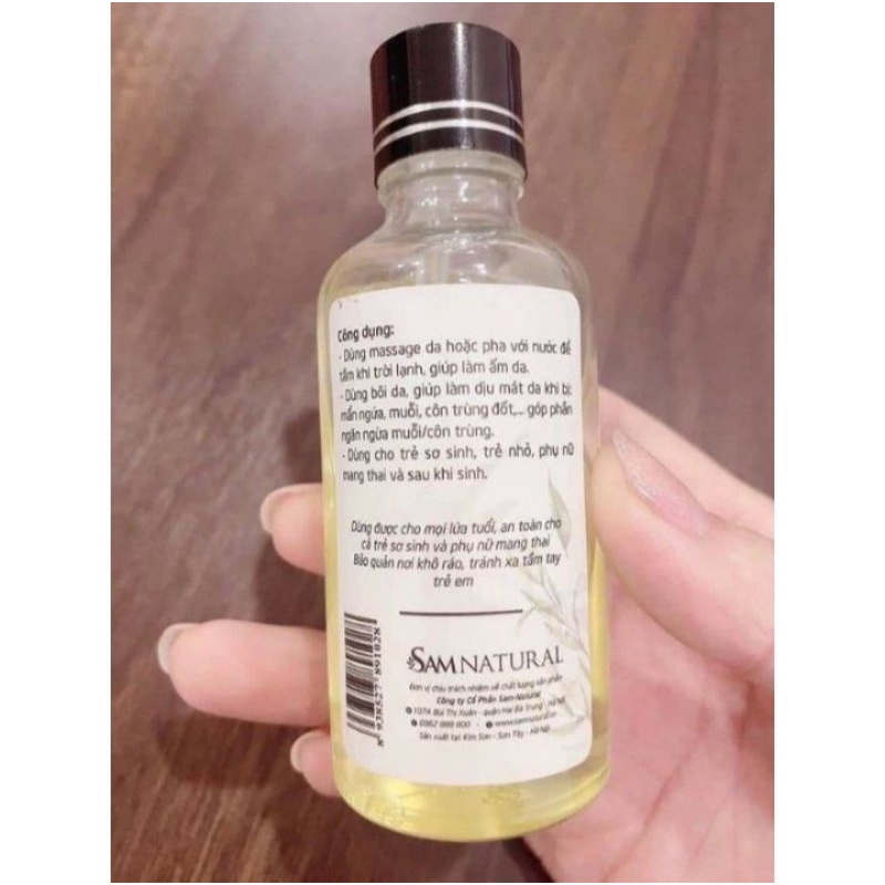 Tinh dầu tràm Sam Natural - Tinh dầu tràm Huế 100% nguyên chất