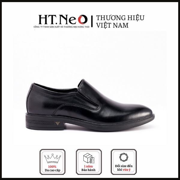 Giày tây nam - Giày nam HT.NEO da bò thật 100% kiểu dáng đơn giản thời thượng phối đồ cực dễ, dáng cực đẹp (GT170)