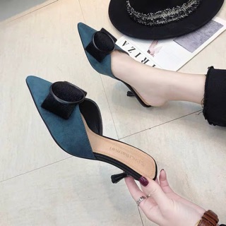 Sục nữ da lộn đế 6.5cm