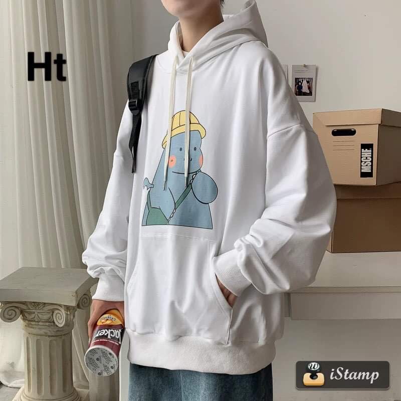 Áo hoodie 3d khủng long đeo cặp HTH1120