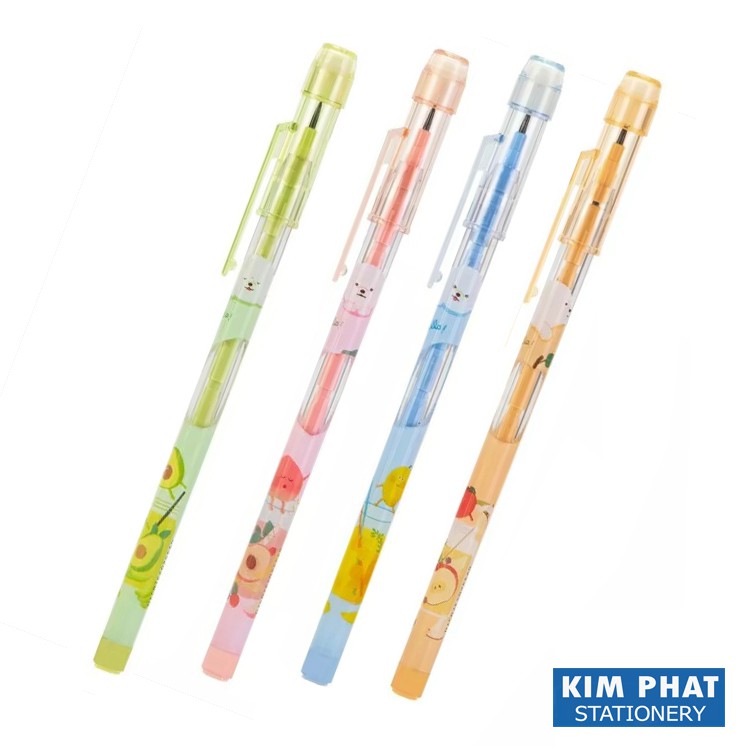 Bút chì khúc HB kèm tẩy Deli CC095