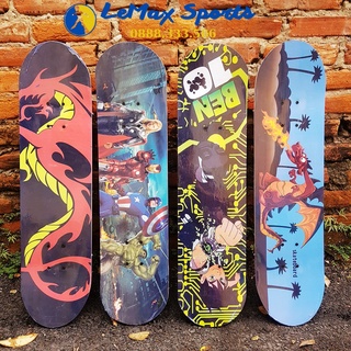 Ván trượt trẻ em cao cấp giá rẻ, ván trượt trục sắt hàng công ty size 80x20. In hình hot trend [LeMax450]
