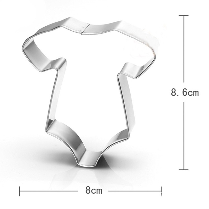 Khuôn làm bánh quy tạo hình bình sữa em bé